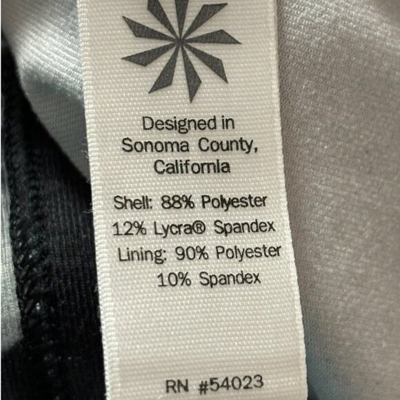 ATHLETA Floral Crush Optimism Tank Black & White SZ M - Picture 7 of 9